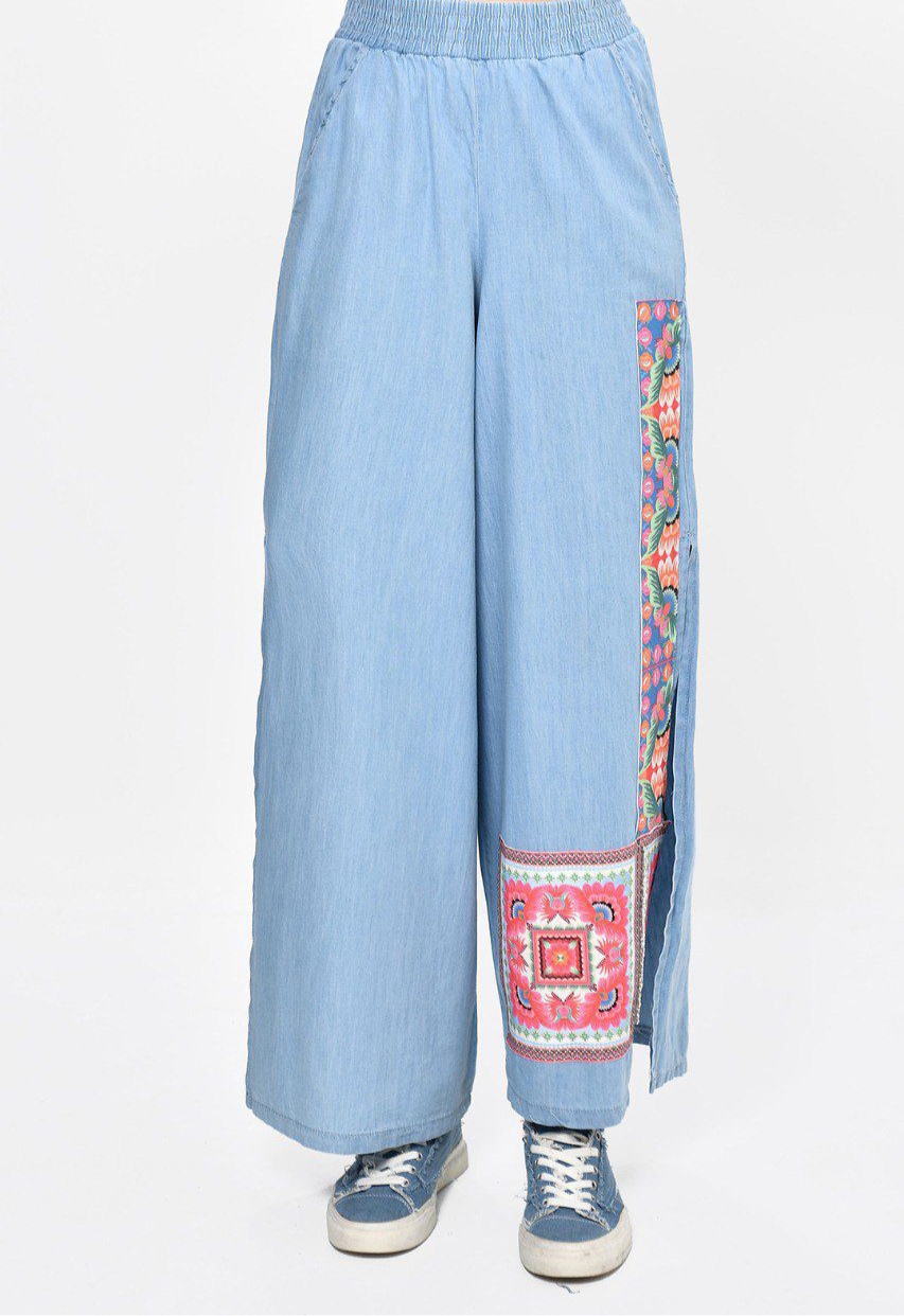 Pants DQ Denim Multicolor Side