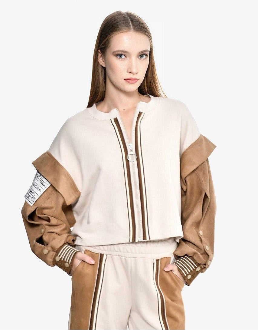 Sweater camel sleeves DQ