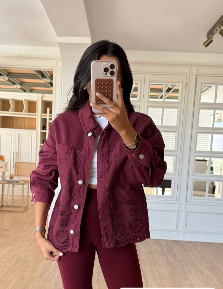 Burgundy Jacket