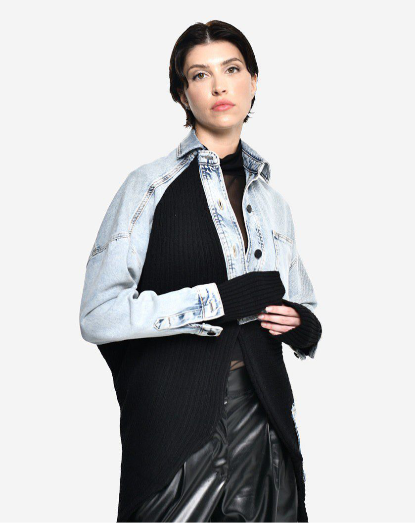 Denim x Black Knit DQ