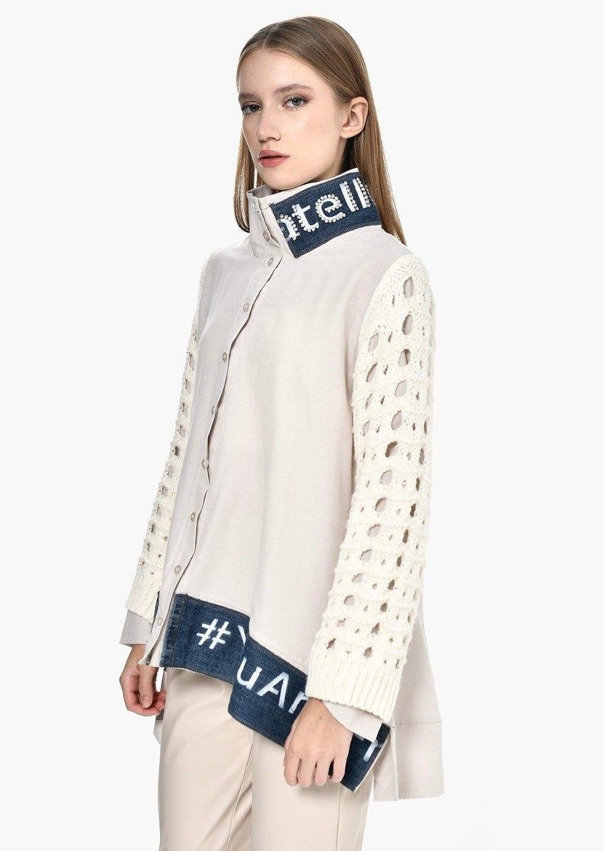 Shirt Crochet sleeves DQ