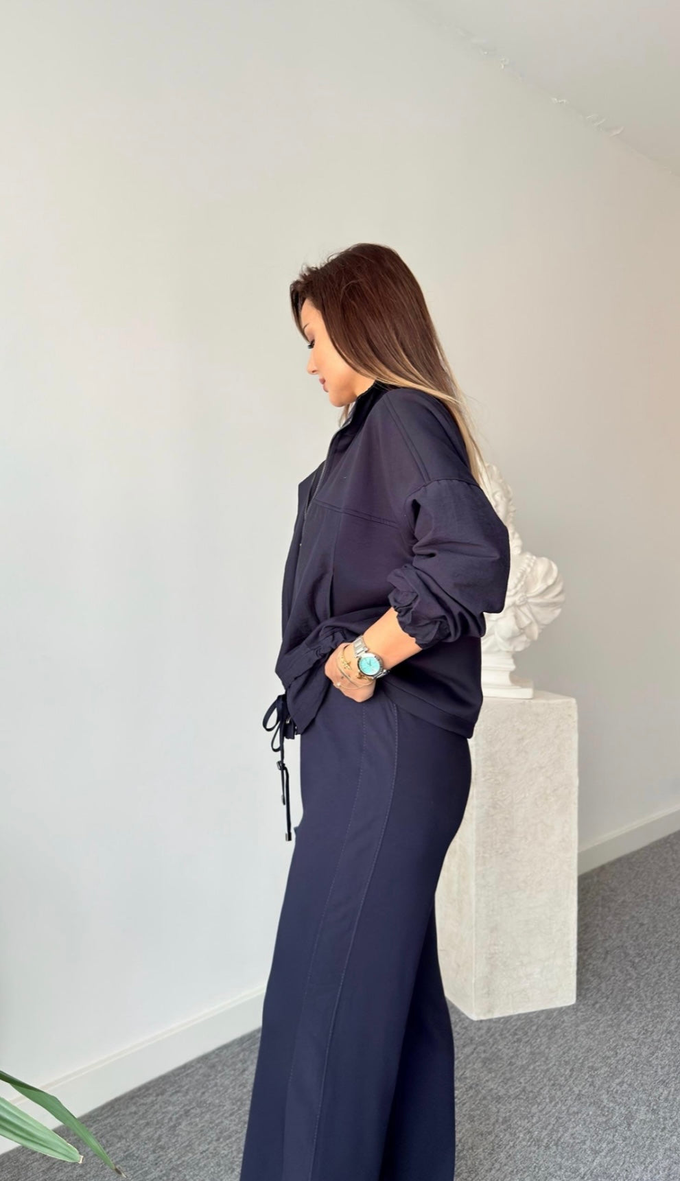 Set soft navy waterproof