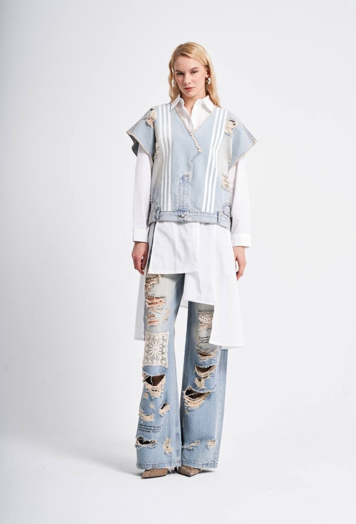 Denim Vest + Shirt