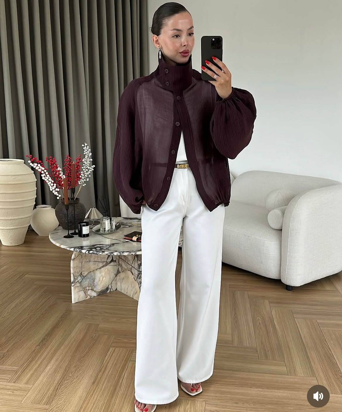Bomber eggplant jacket