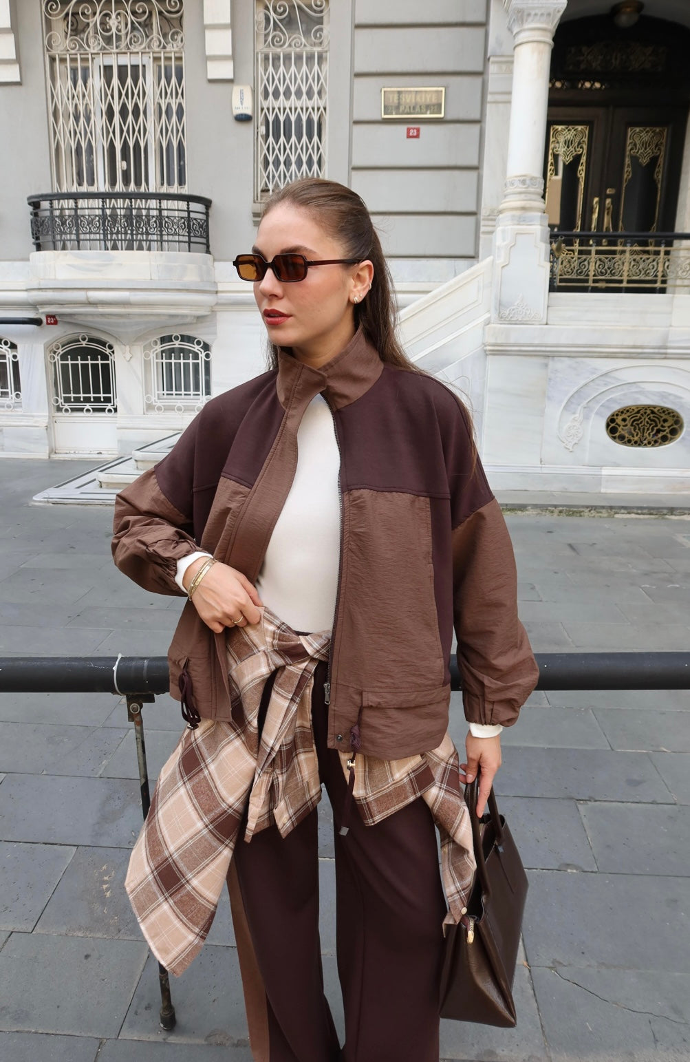 Set soft brown waterproof