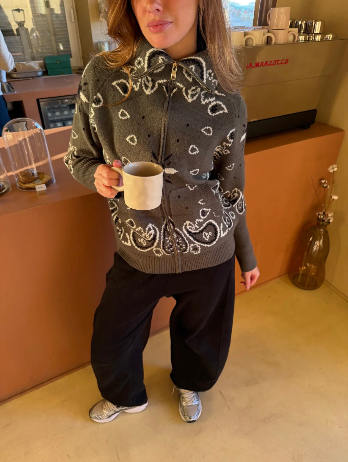 Bandana zipper olive