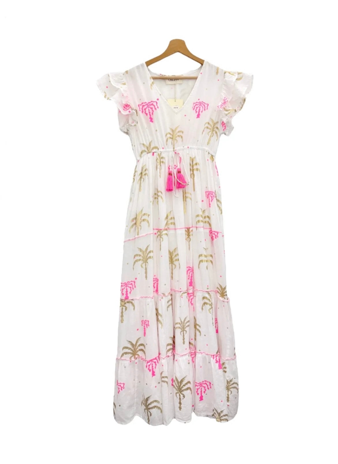 Dress patches pink gold