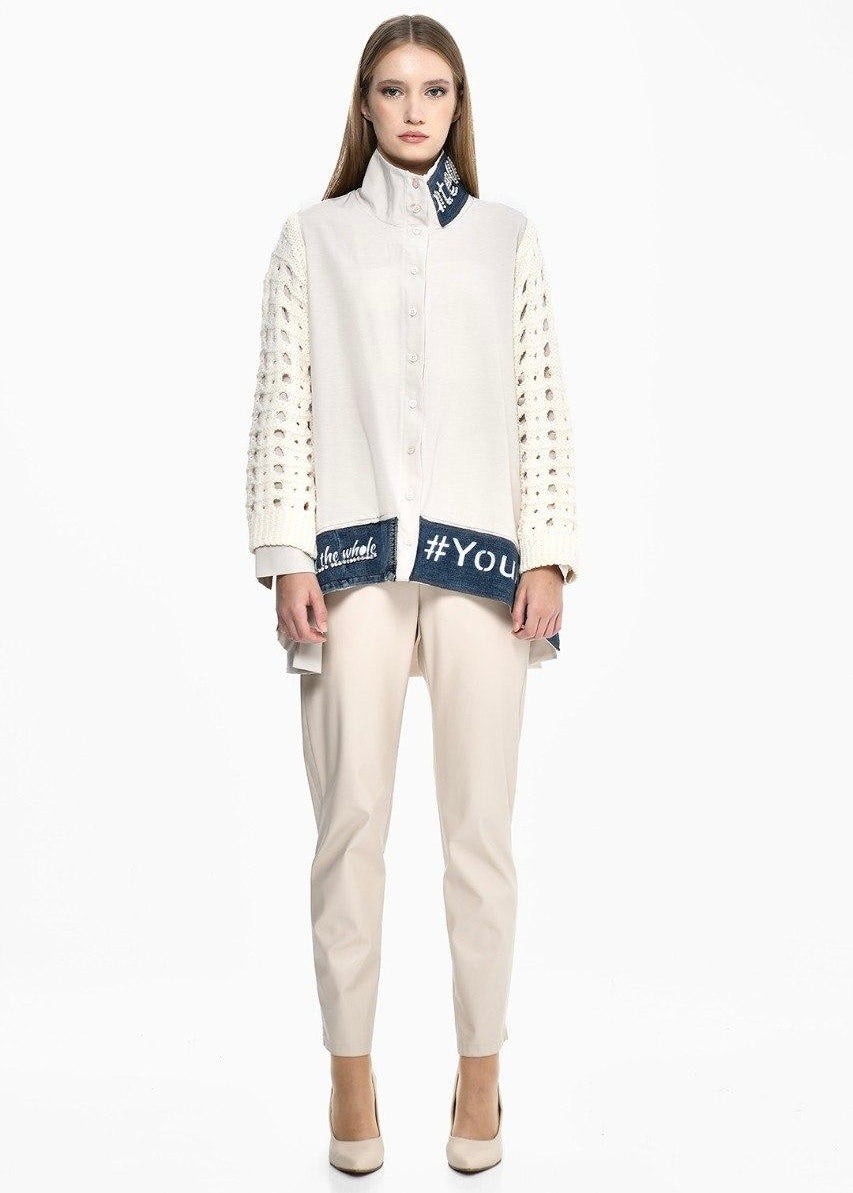 Shirt Crochet sleeves DQ