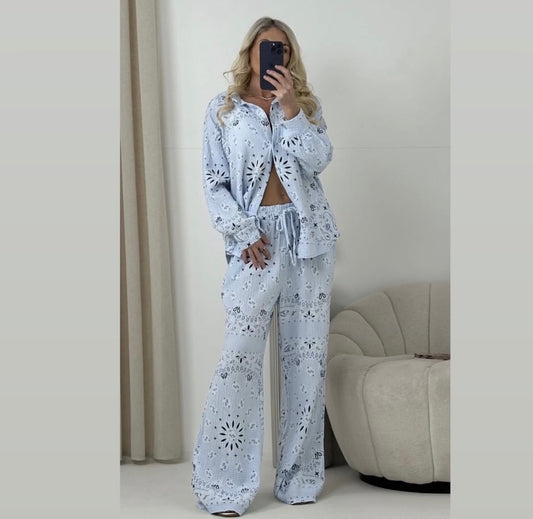Bandana set blue
