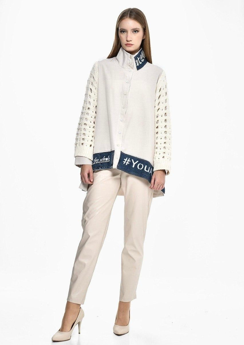 Shirt Crochet sleeves DQ