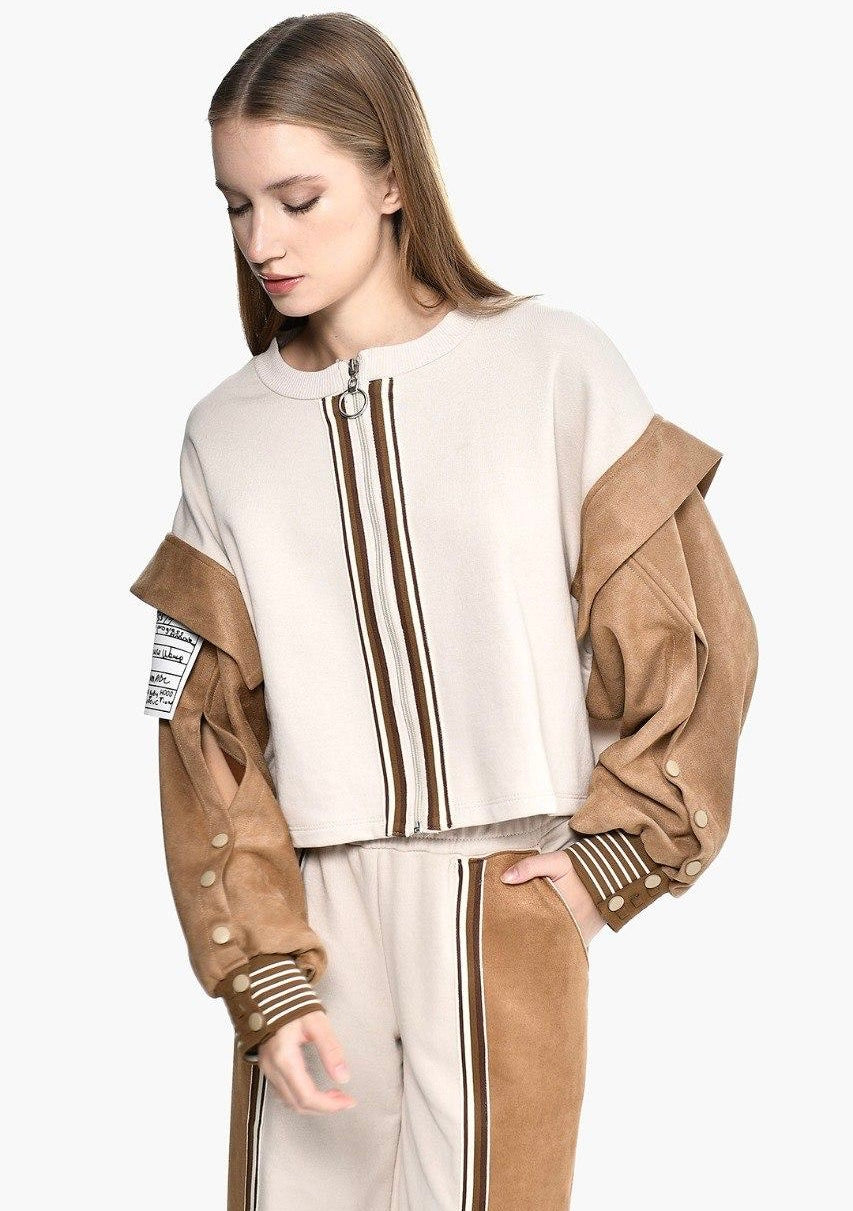 Sweater camel sleeves DQ
