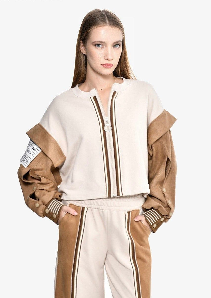 Sweater camel sleeves DQ