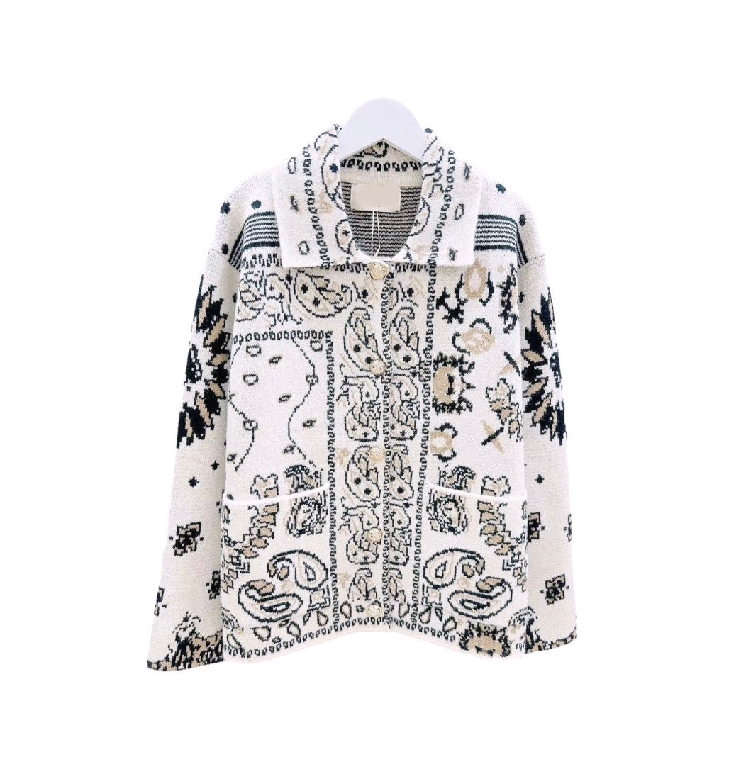 bandana white Buttons