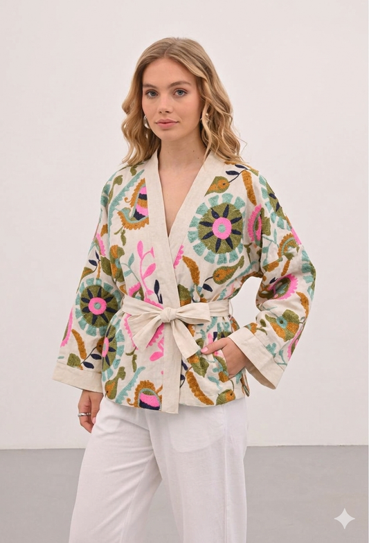 Jacket embroidery