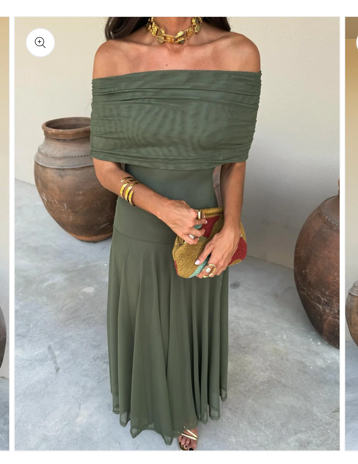 Dress olive