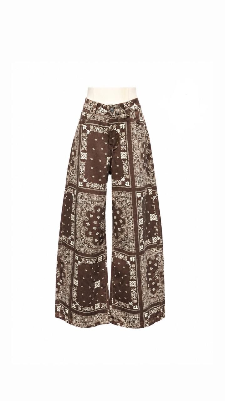 Bandana brown pants
