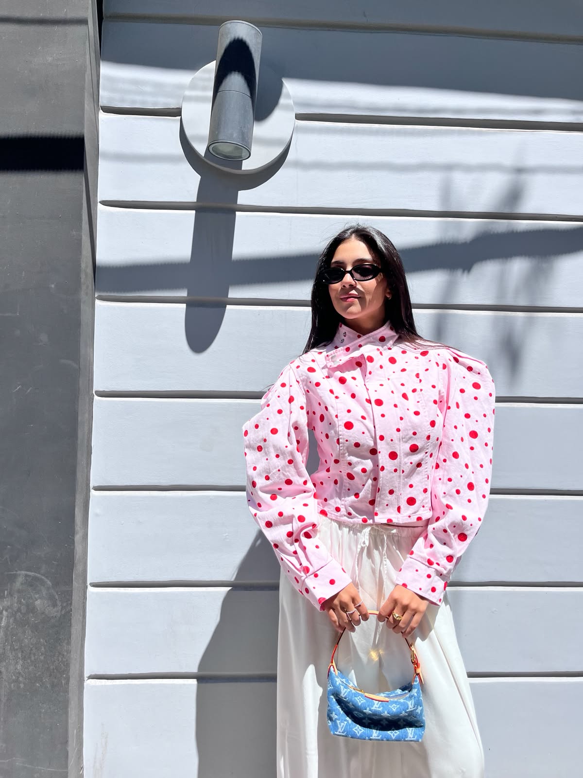 Jacket polka pink