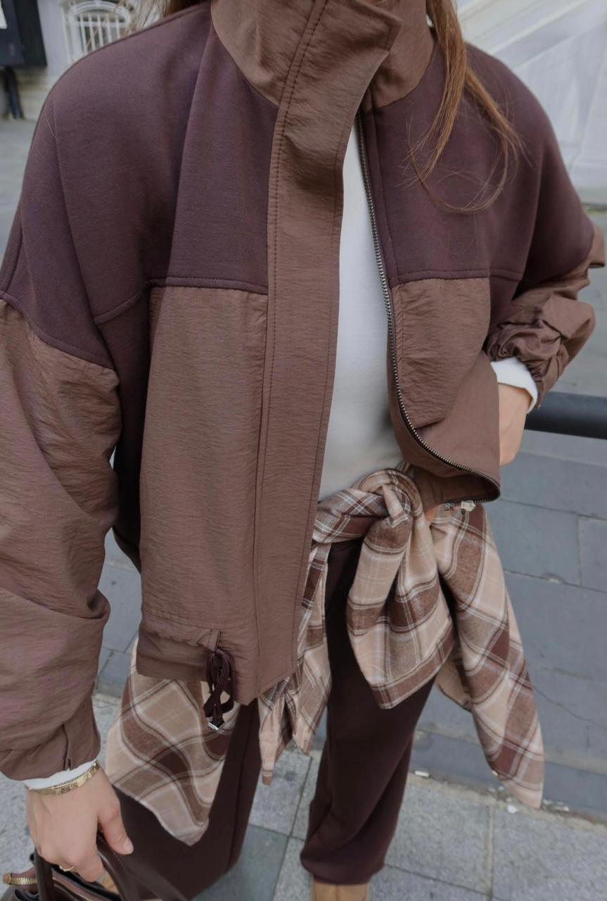 Set soft brown waterproof