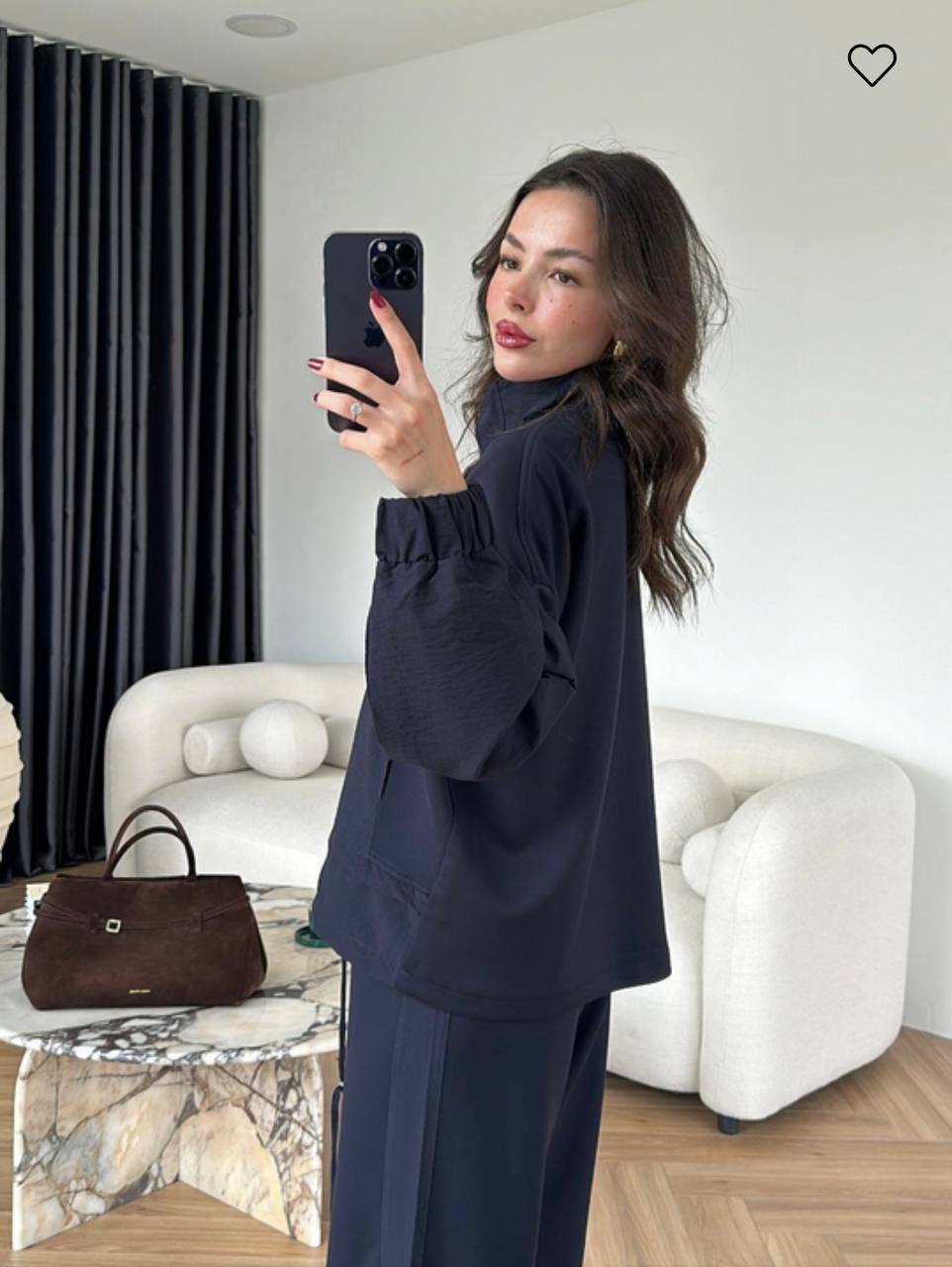 Set soft navy waterproof