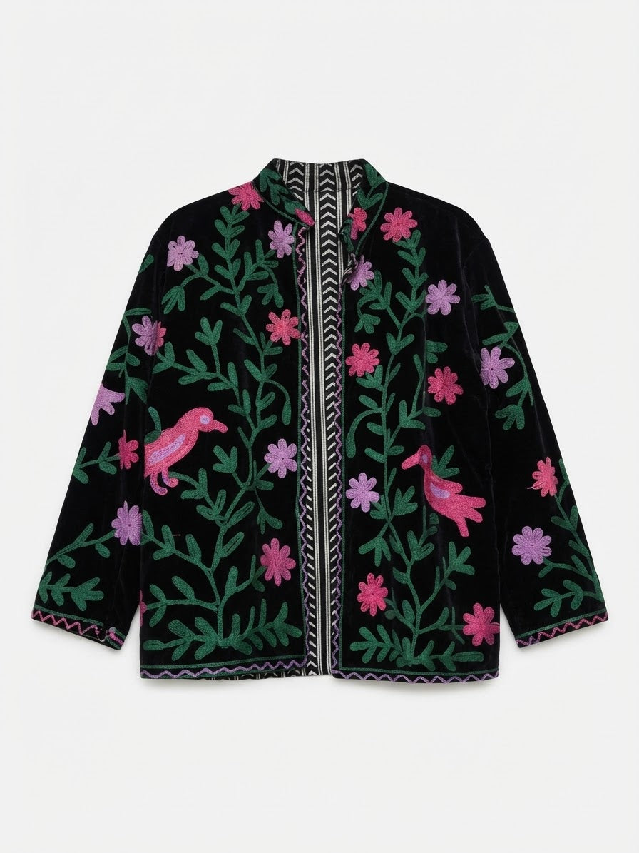 Jacket embroidered
