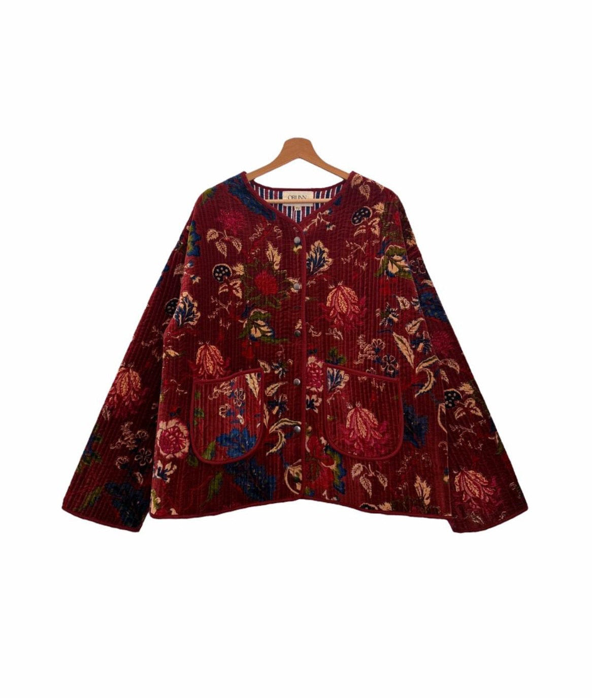 Jacket burgundy floral
