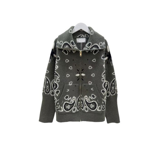 Bandana zipper olive