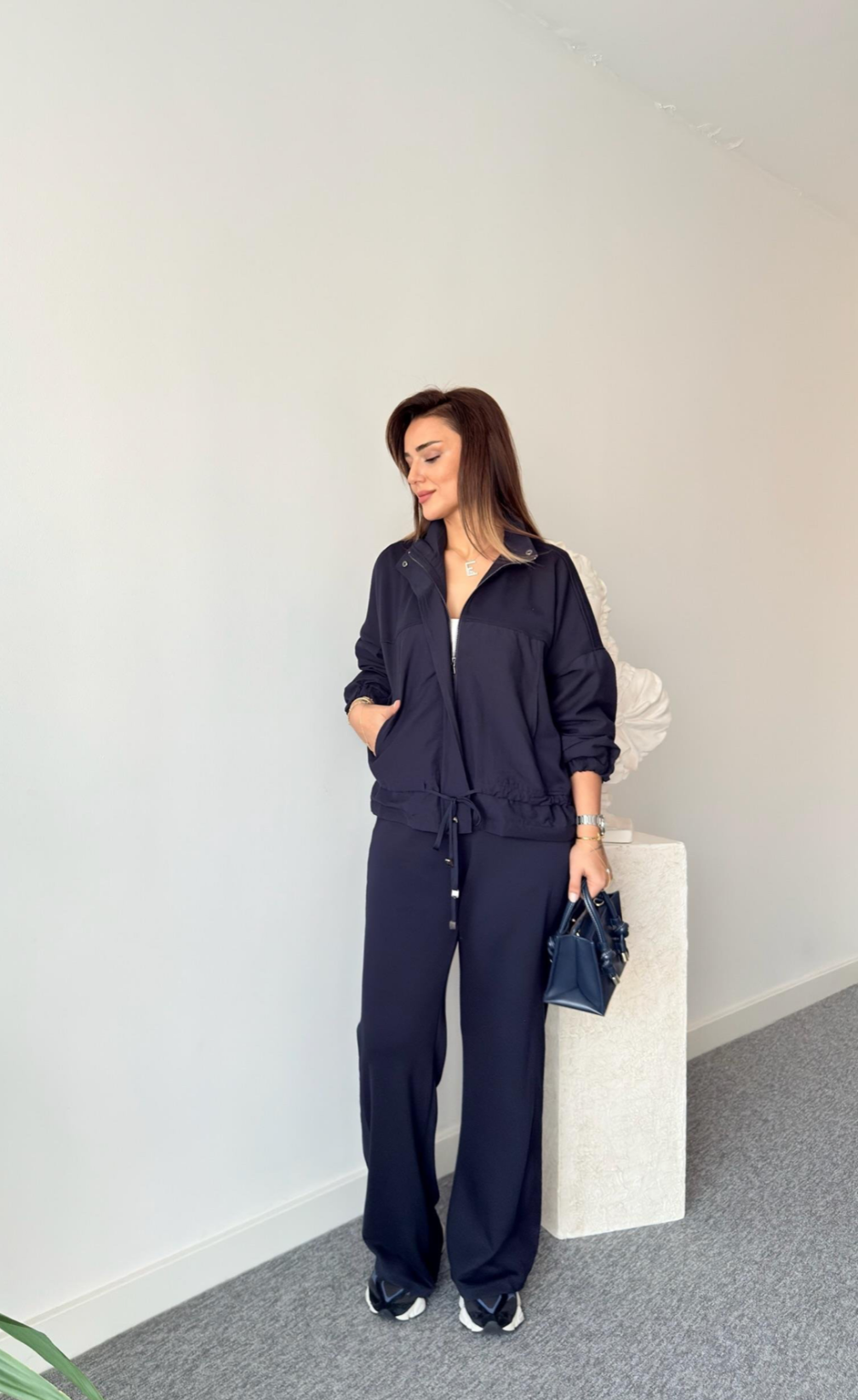 Set soft navy waterproof