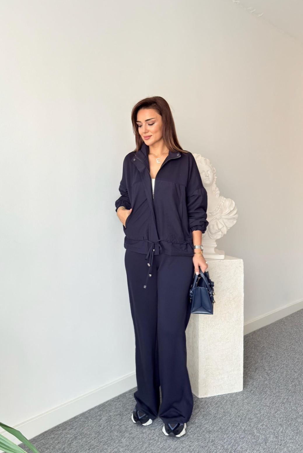 Set soft navy waterproof