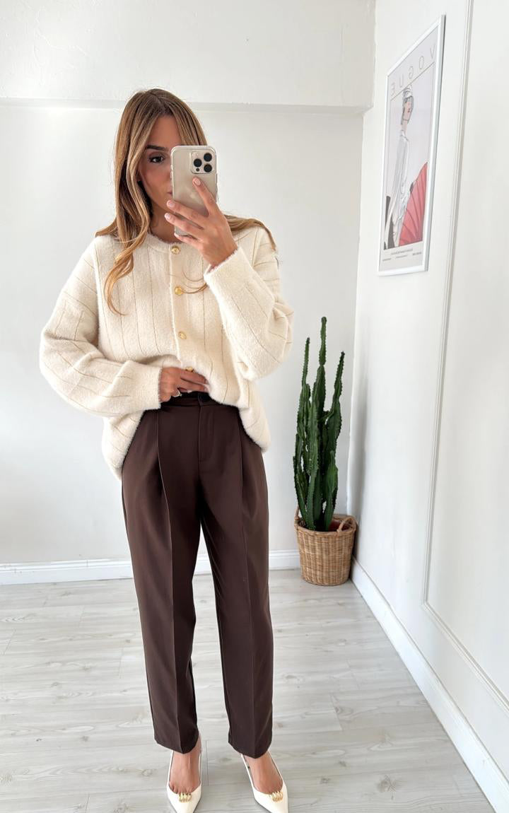 Gold Stripe Off White