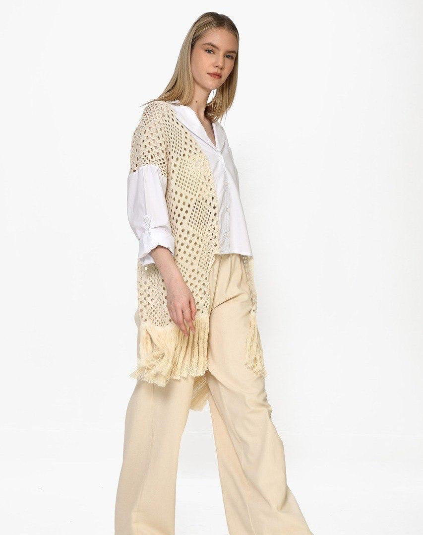 Shirt side crochet