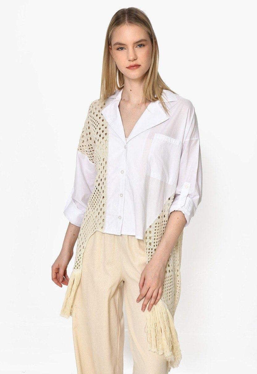 Shirt side crochet