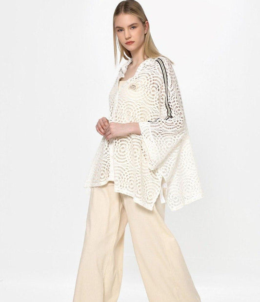 Shirt mesh white