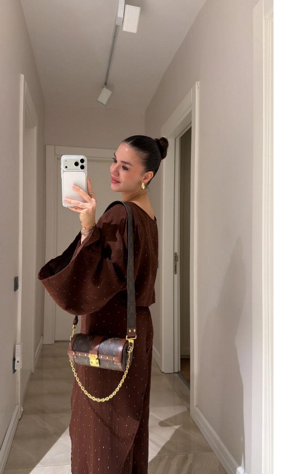 Set strass brown
