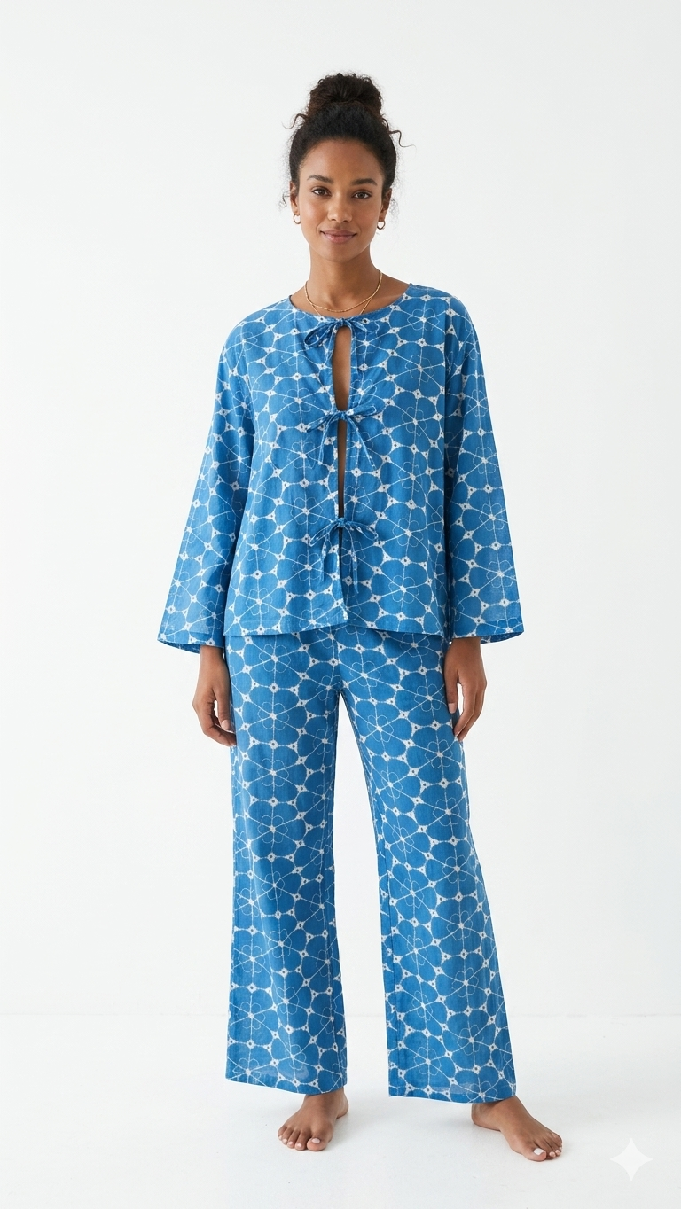 Set blue Lace