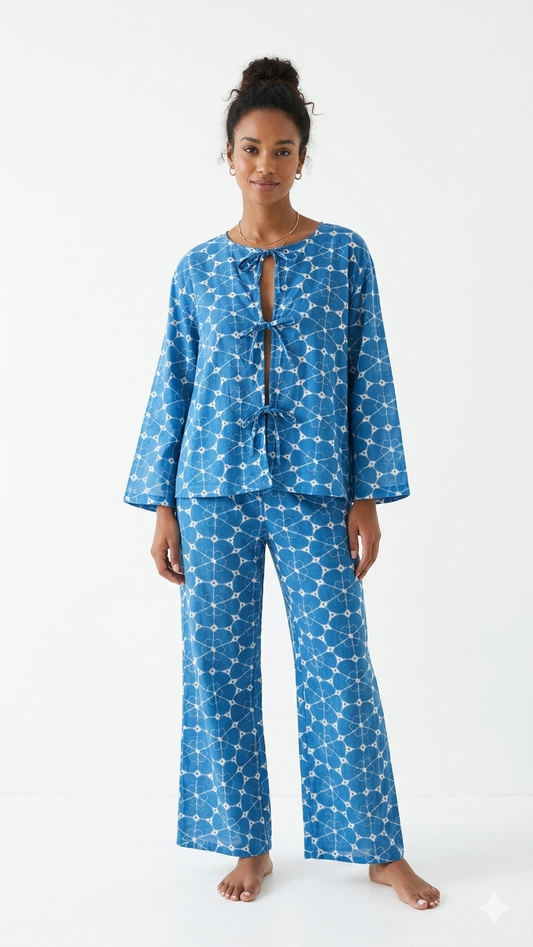 Set blue Lace
