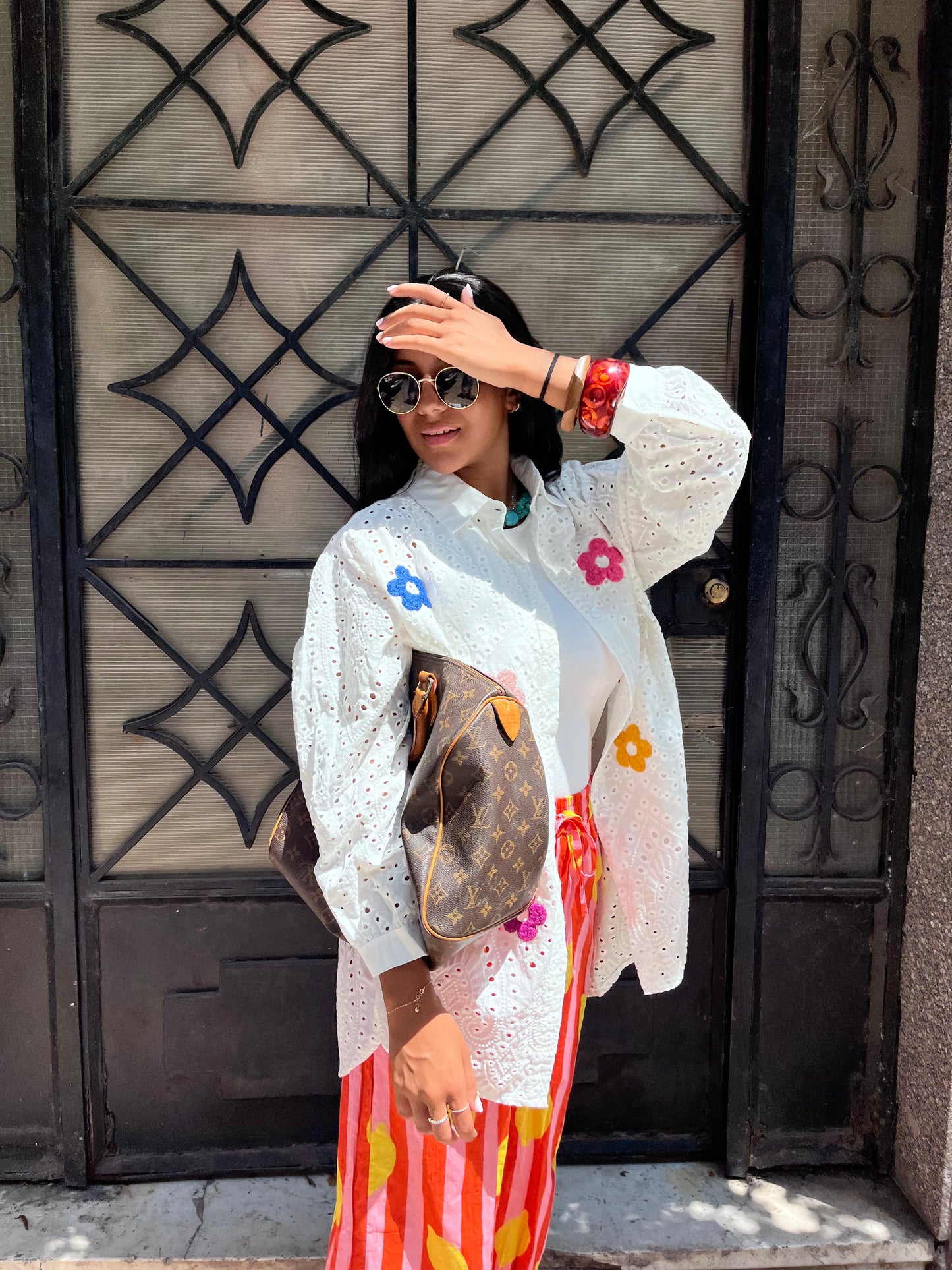 Shirt New & Co 5 Flowers