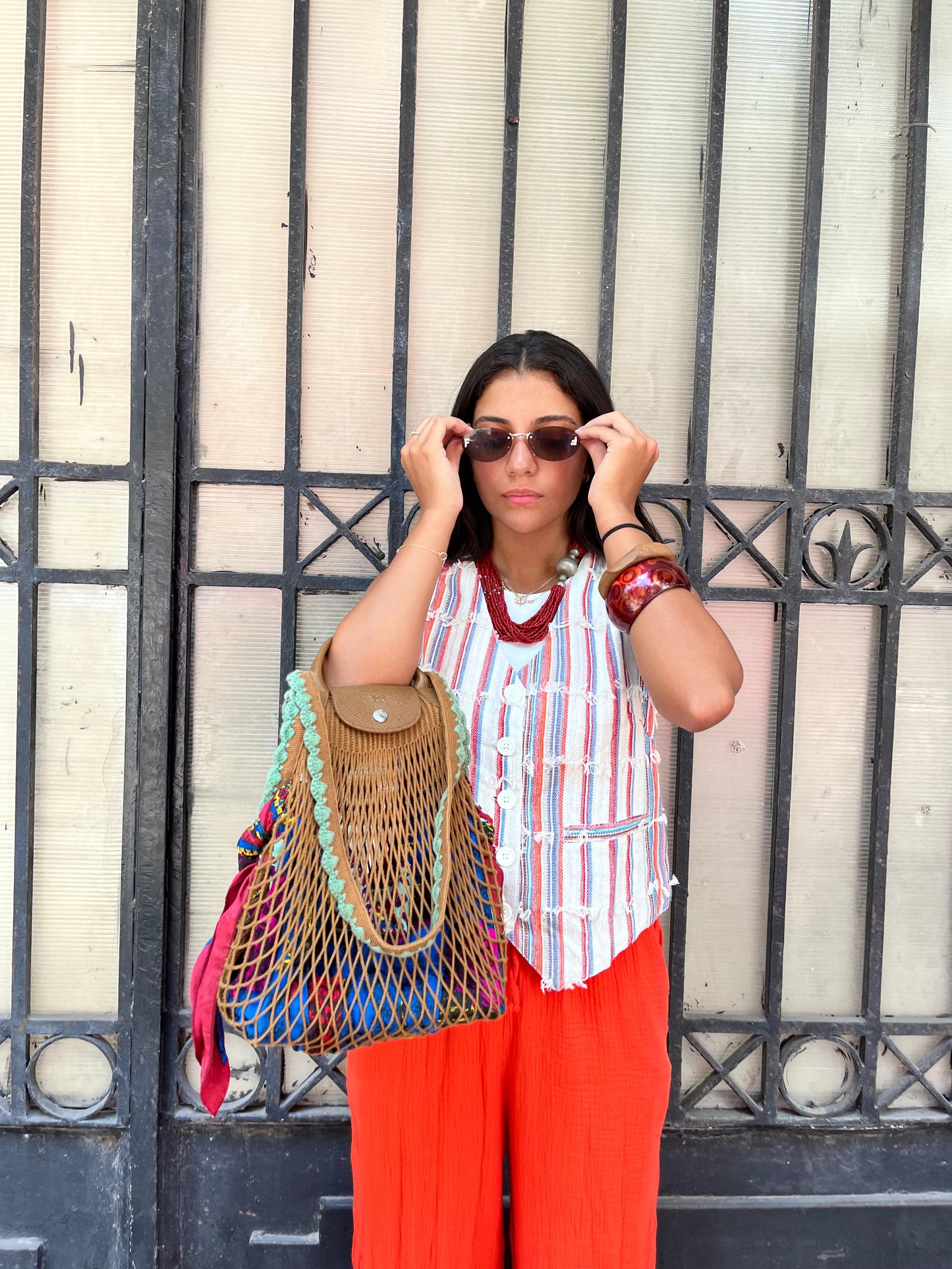 Vest Orlin Stripe Fringes