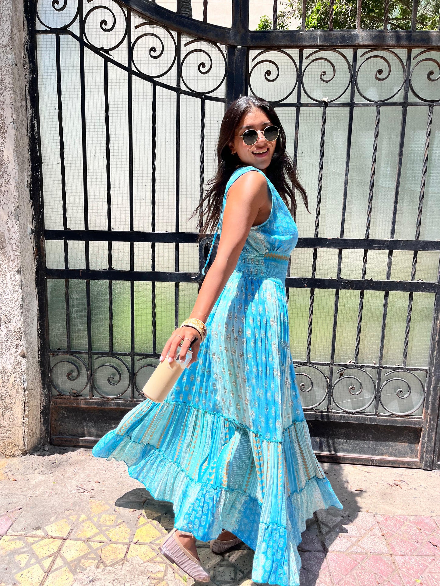 Dress Aqua