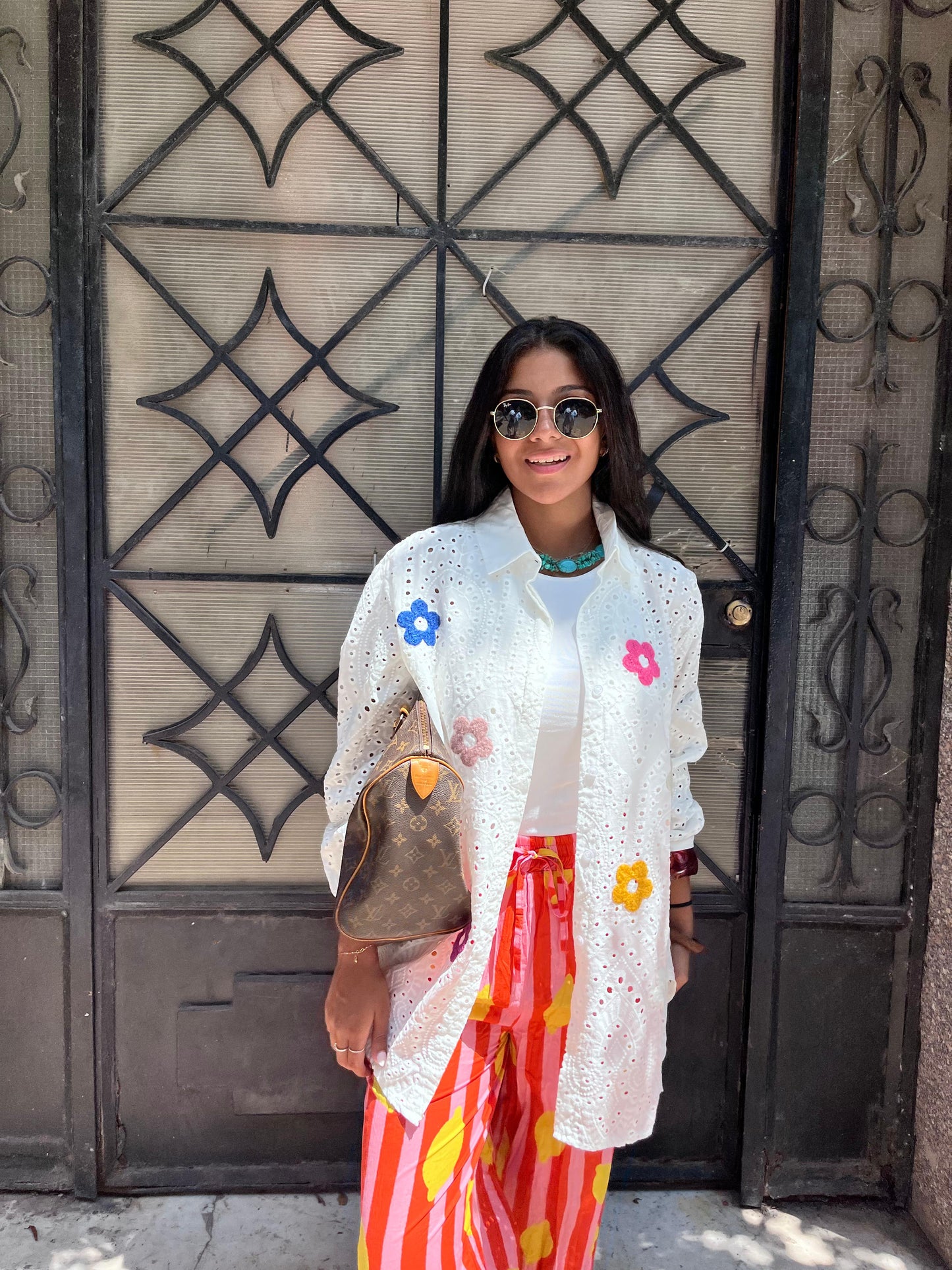 Shirt New & Co 5 Flowers