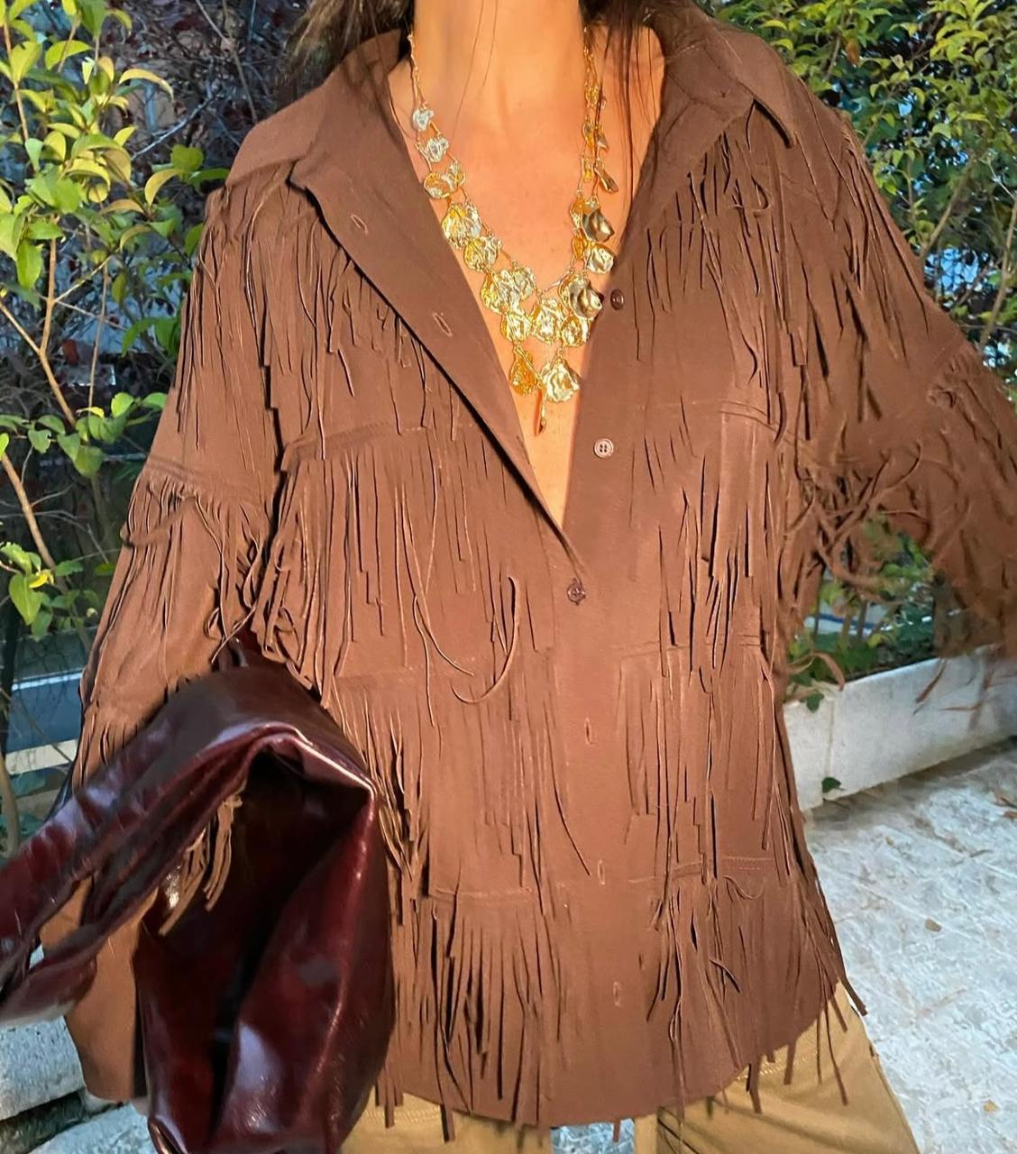 Fringers Brown Shirt
