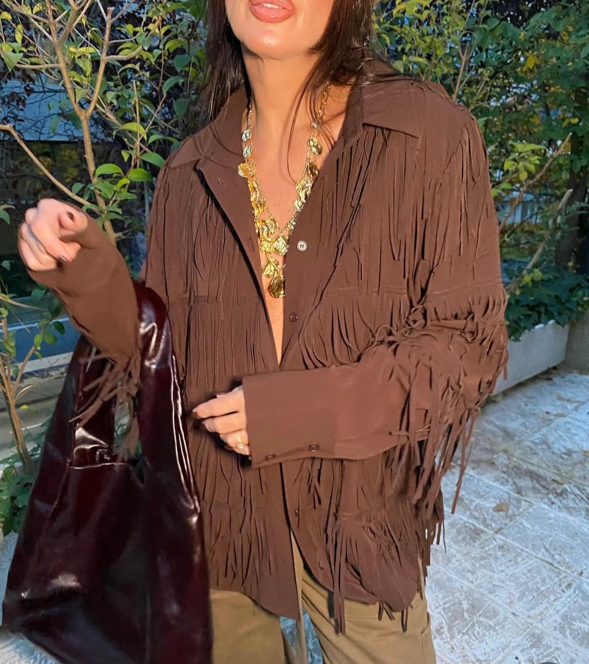 Fringers Brown Shirt
