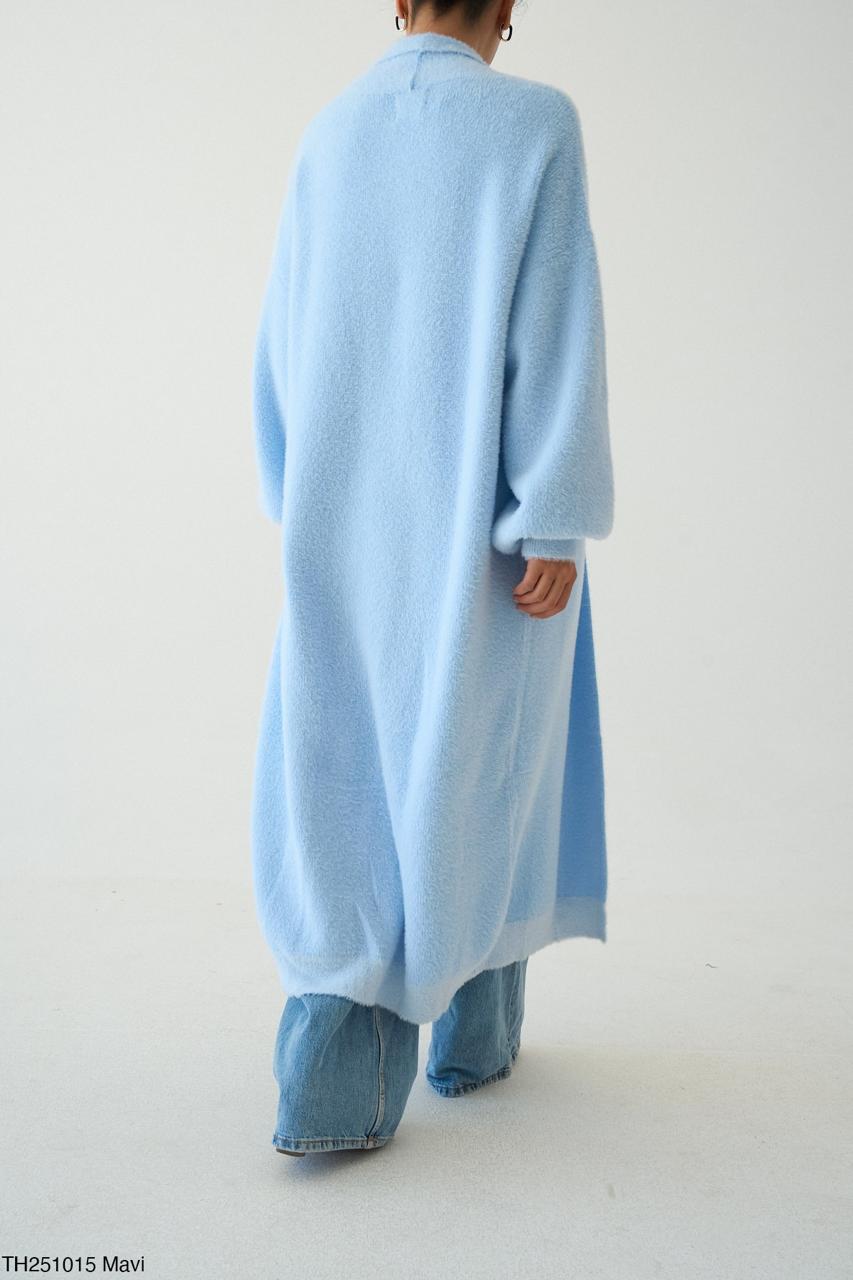 Blue Fur Cardigan