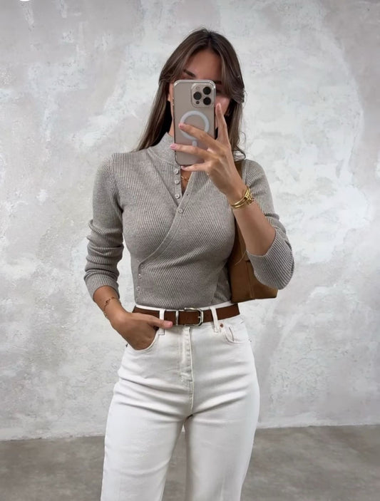 Grey Plain Crisscross