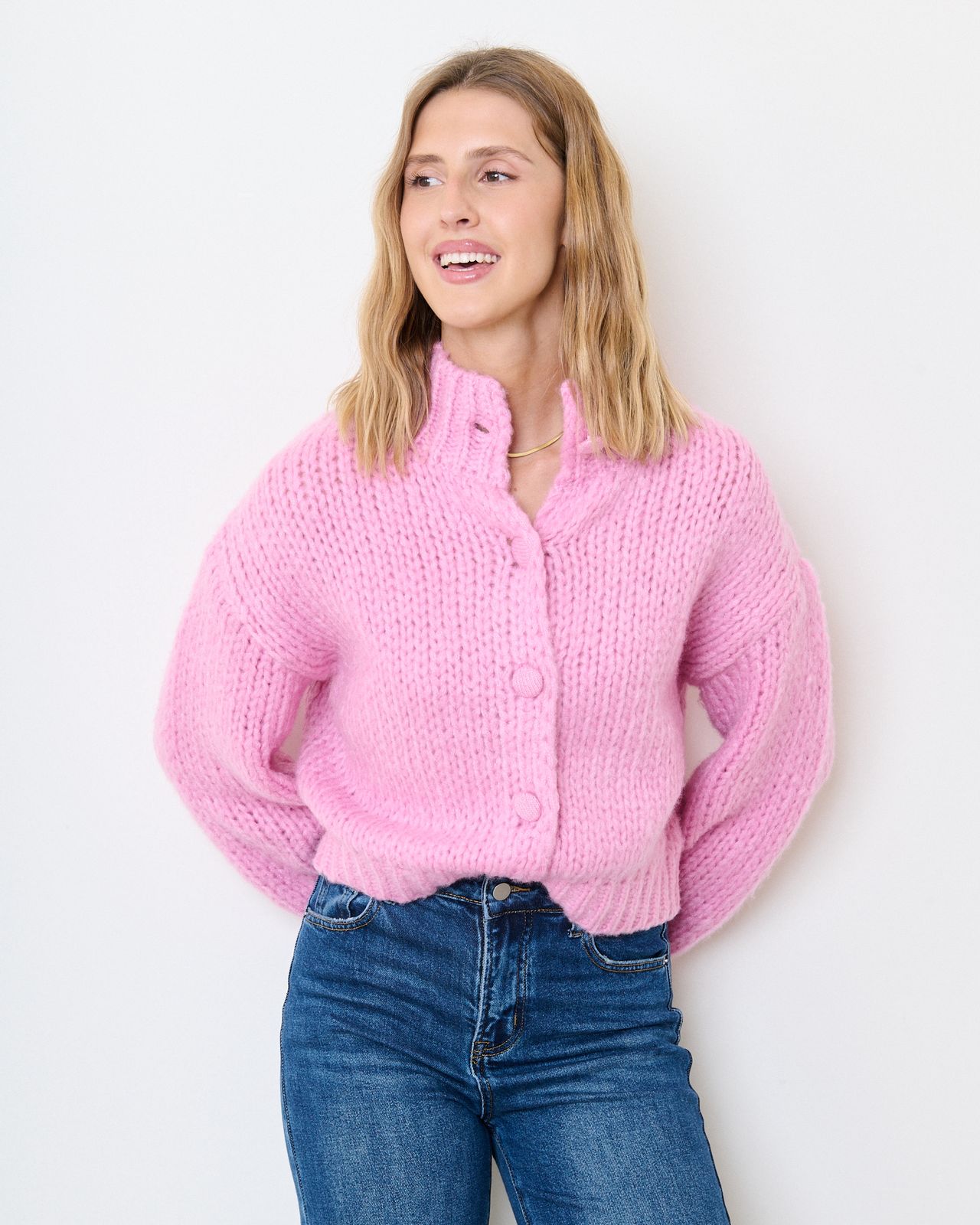 Fleekoo Knit Pink