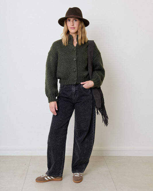 Fleekoo Knit Olive