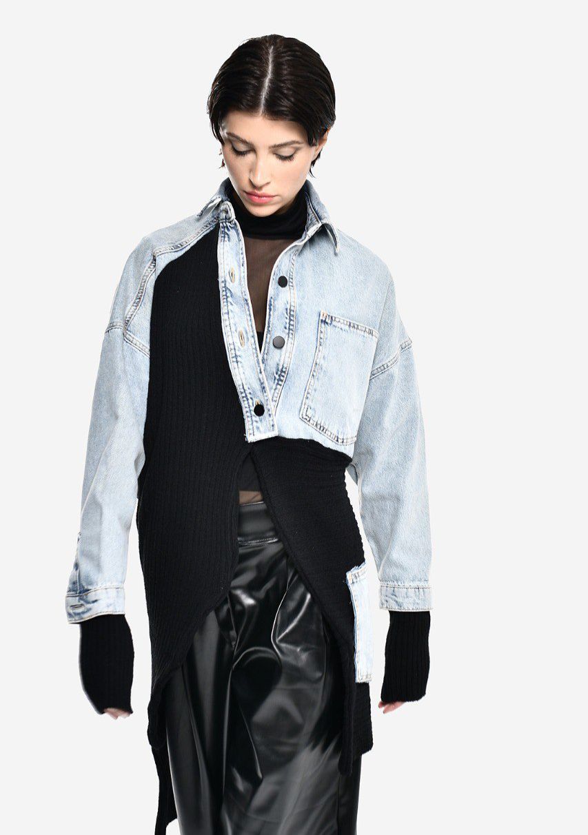 Denim x Black Knit DQ