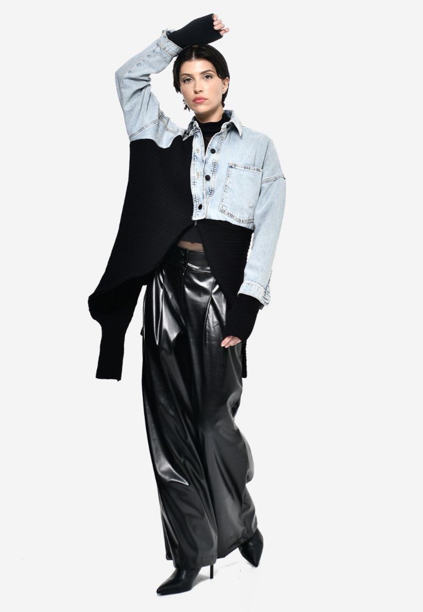 Denim x Black Knit DQ