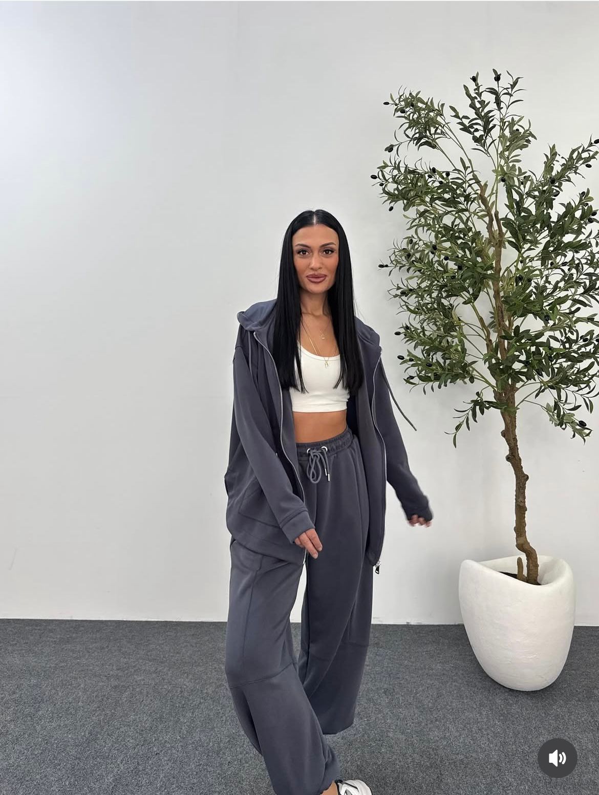 Set Long Hoddie Navy