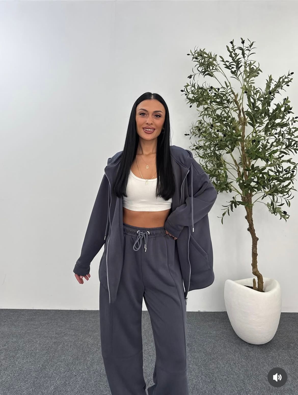 Set Long Hoddie Navy