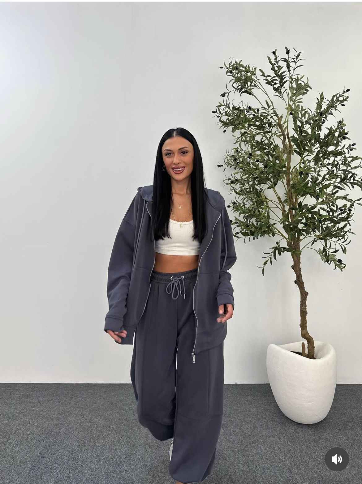 Set Long Hoddie Navy